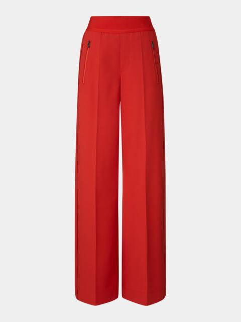 Ilvy jersey pants in Red