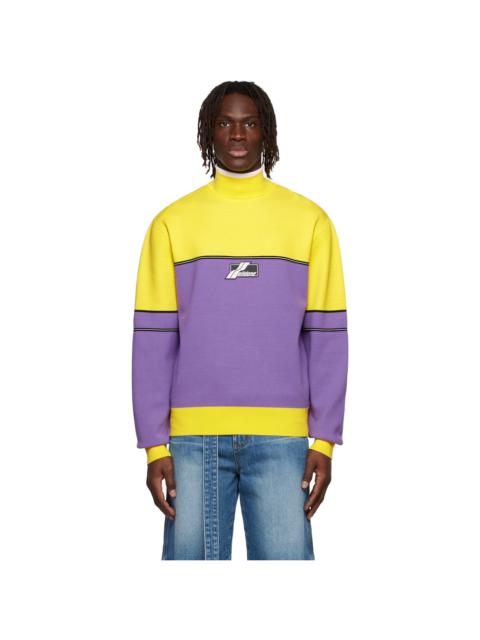 Purple Viscose Turtleneck