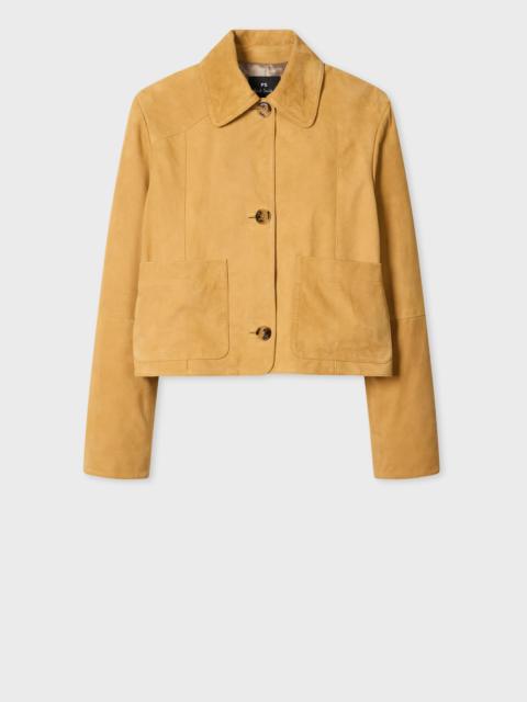 Women's Yellow Suede Jacket