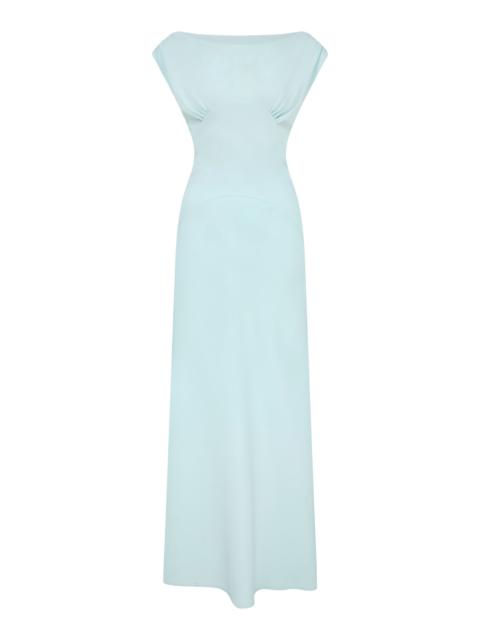 Raina Woven Maxi Dress blue