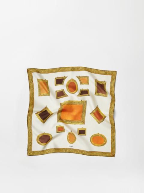 Printed Silk Twill Scarf 70 cm