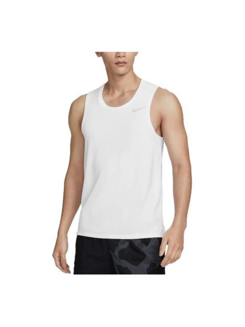 Nike Dri-Fit Miler Running Vest 'White' DV9322-100