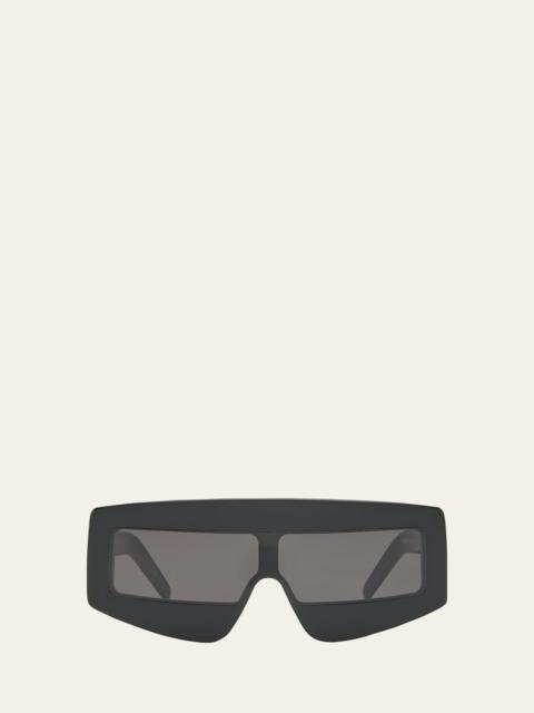 Men's Phleg Acetate Rectangle Sunglasses