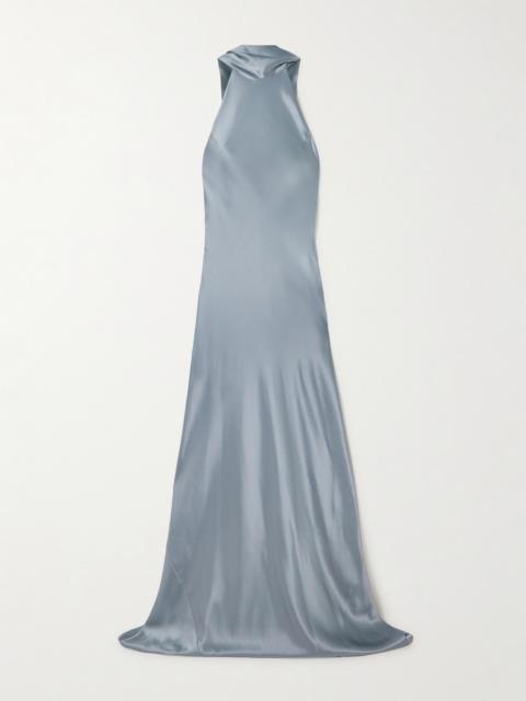 Sienna Satin Halterneck Gown