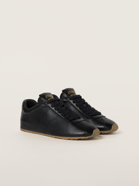Nappa leather sneakers