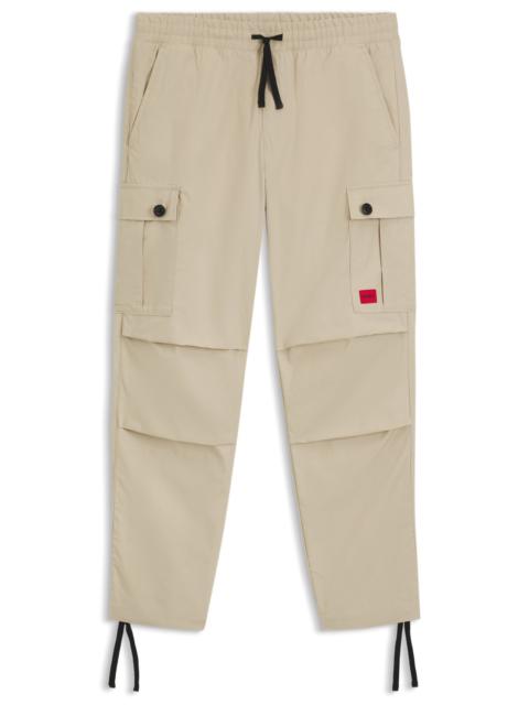 REGULAR-FIT CARGO TROUSERS IN RIPSTOP COTTON