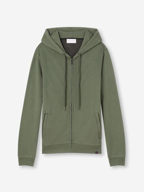 Men's Hoodie Quinn Cotton Modal Green