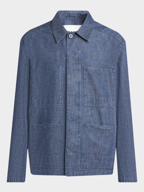Men & apos;s Denim Chore jacket