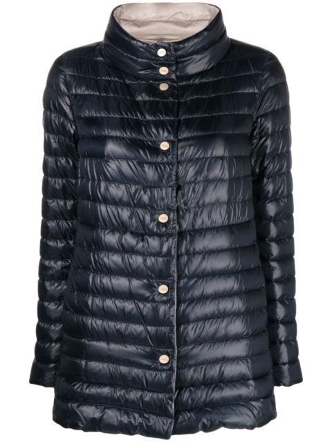 reversible goose-down puffer jacket