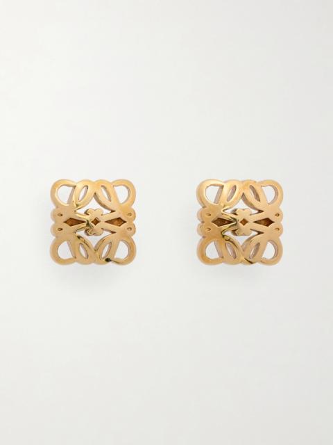Bombe Anagram Gold-tone Earrings