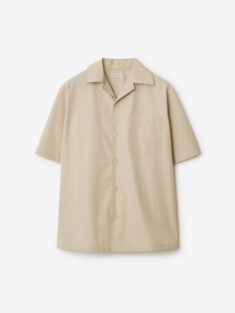 Relaxed Fit Knot Logo Cotton Shirt