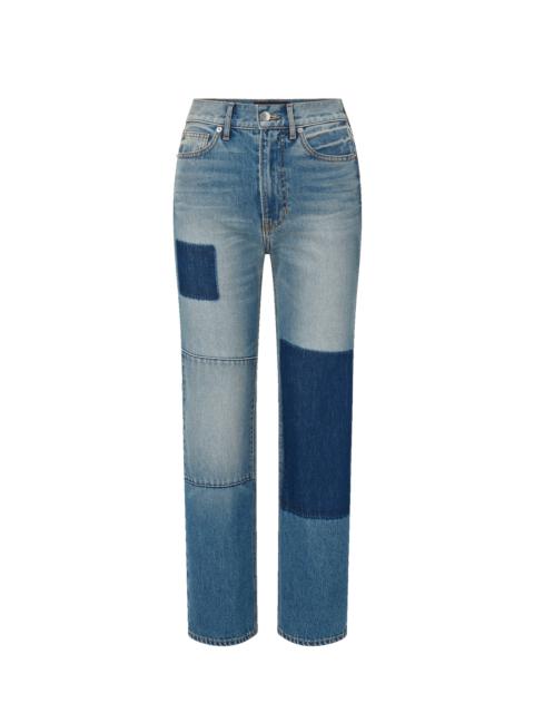DYLAN PATCHWORK STRAIGHT-LEG JEAN