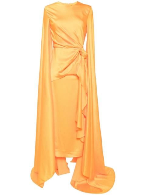 The Elya satin maxi dress