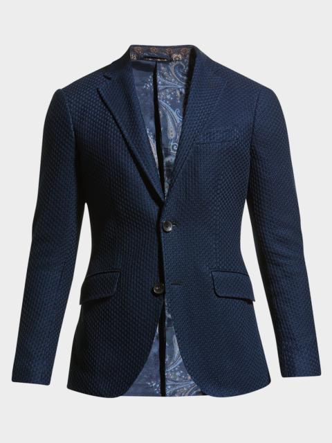 Men's Basic Knit Blazer