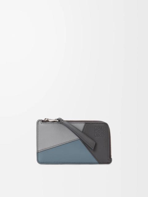 Puzzle coin cardholder in classic calfskin
