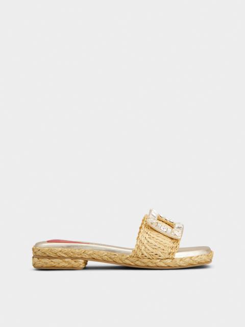 Espadrilles Mules in raffia