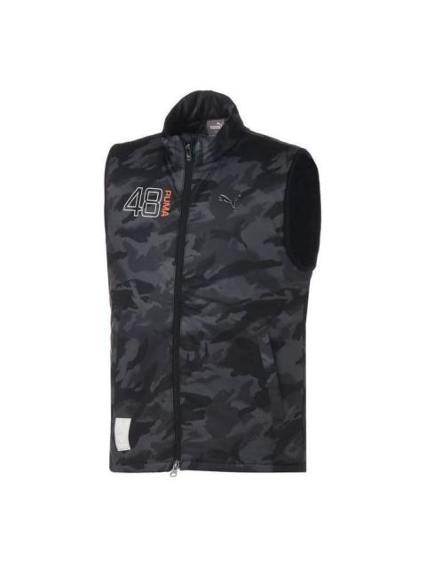 PUMA Golf PGW Monster Stretch Down Full Zip Vest 'Black' 539381-02