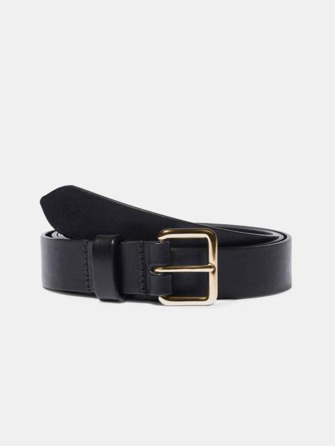 YOYO BELT IN BLACK WITH GOLD BUCKLE — EXCLUSIVE