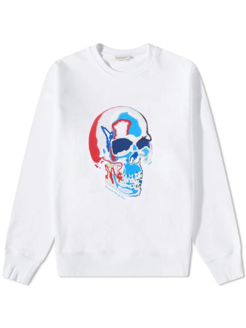 Alexander McQueen Solarized Skull Crew Sweat