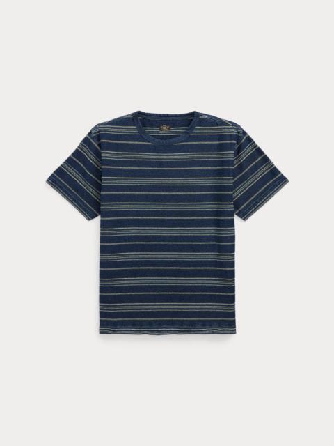 Indigo Striped Jersey T-Shirt