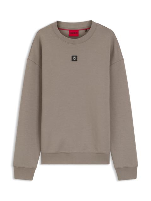 STACKED-LOGO SWEATSHIRT IN A COTTON BLEND
