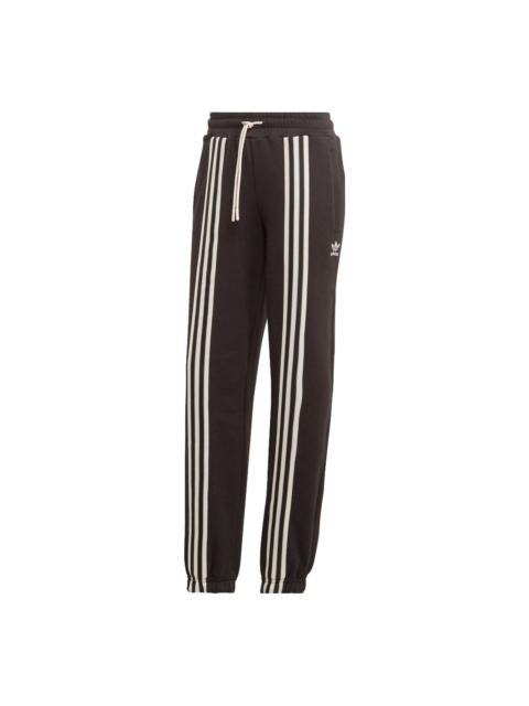 (WMNS) adidas Adicolor 70s 3-Stripes Sweatpants 'Black' IK7855