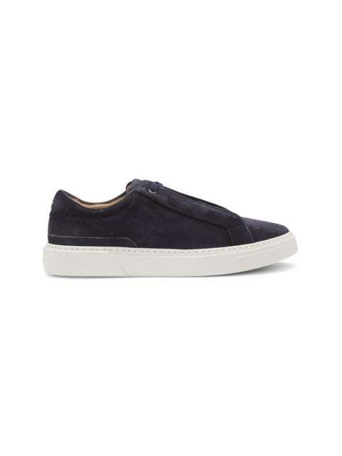 GARY LOW-TOP TRAINERS IN SUEDE
