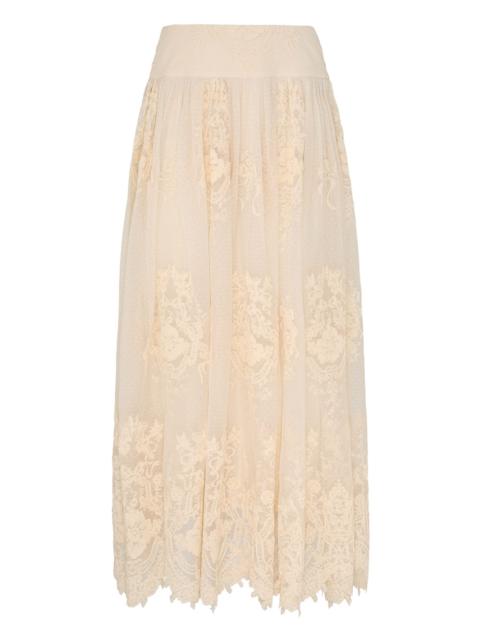 LUNA LACE MAXI SKIRT