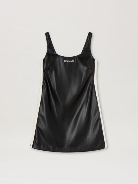 Track Dress Leather Effect