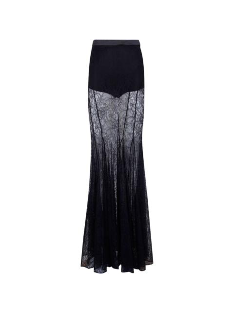 lace maxi skirt