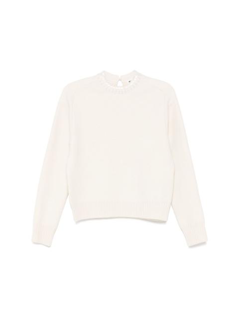 long-sleeve crew-neck jumper
