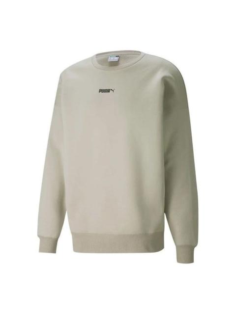 PUMA Small Logo Crew Neck Sweatshirt 'Grey' 534365-41