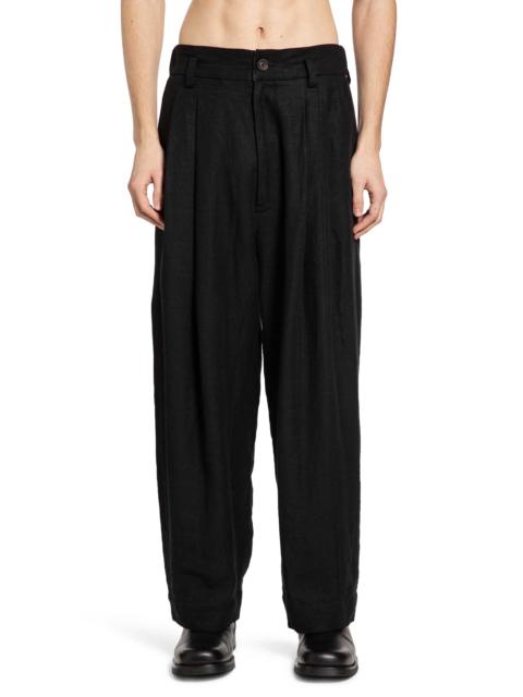 Drop-crotched Wide Leg Trousers