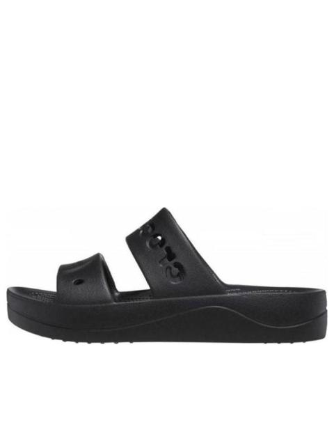 Crocs Baya Platform Sandals 'Black' 208188-001