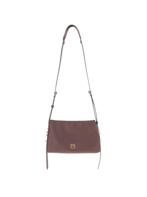 logo-detail calfskin crossbody bag