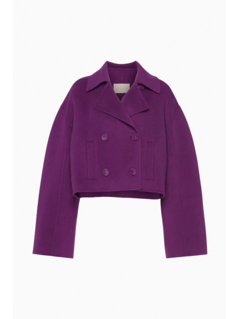Marta Double Faced Wool Cropped Coat