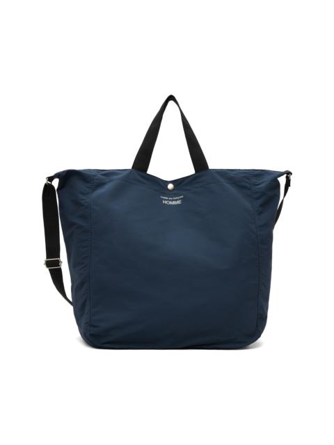 Navy Grosgrain Tote
