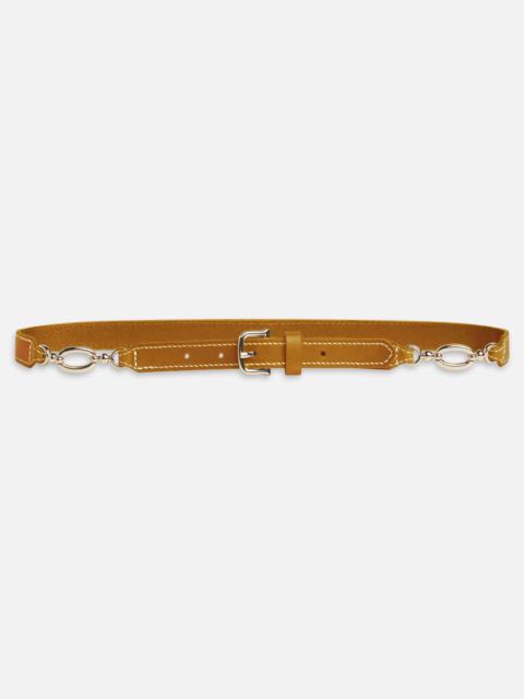 Jewelry Detail Belt in Camel