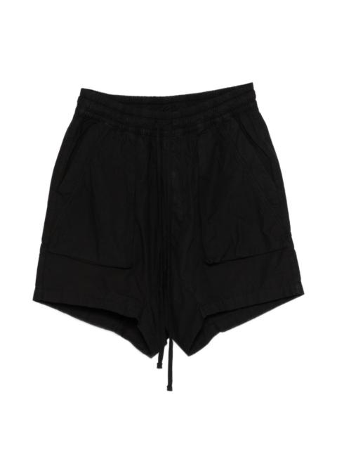 drawstring multiple-pocket shorts