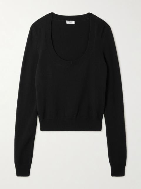 Wool sweater Black
