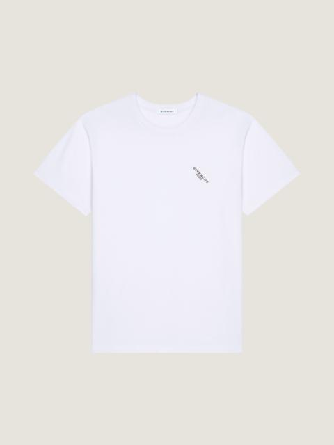 T-SHIRT IN COTTON WITH GIVENCHY SHADOW PRINT
