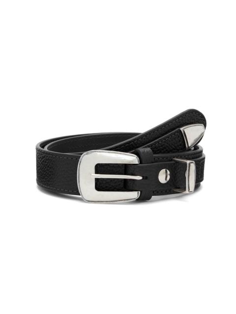 Black Minimal Western Belt