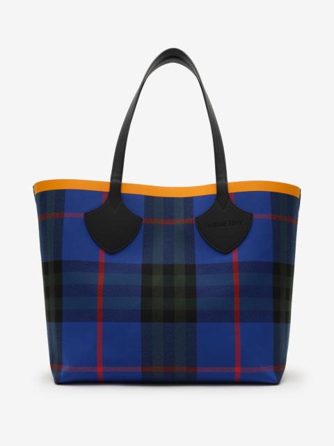 Large Check Tote