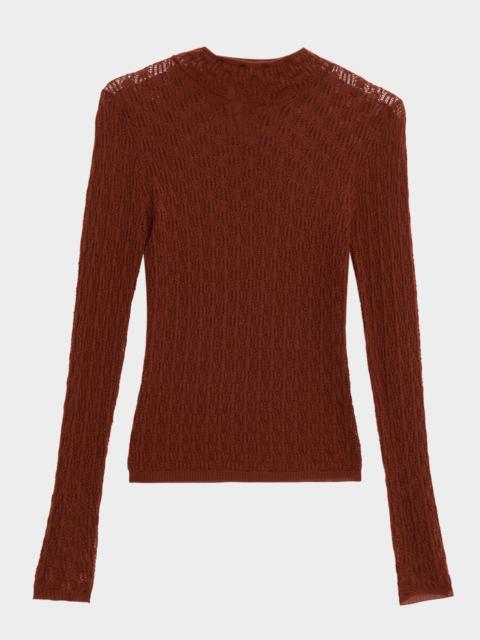 Rhea Knit Mock-Neck Top