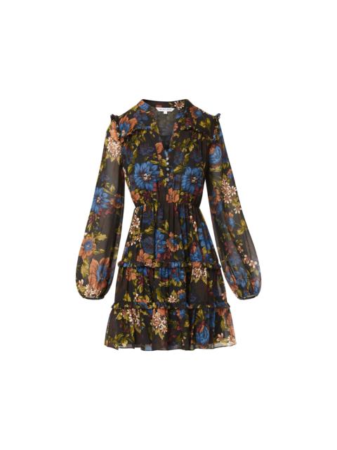 JUSTINE SILK MINI DRESS