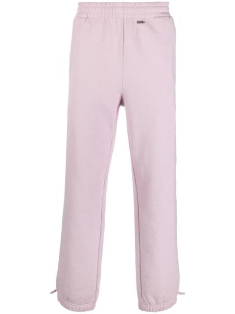 logo-plaque track pants