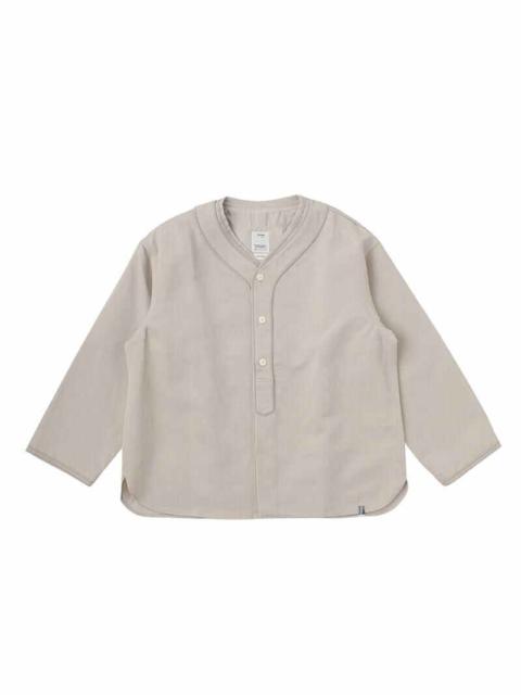 DUGOUT SHIRT L/S (W/L PIQUE) IVORY