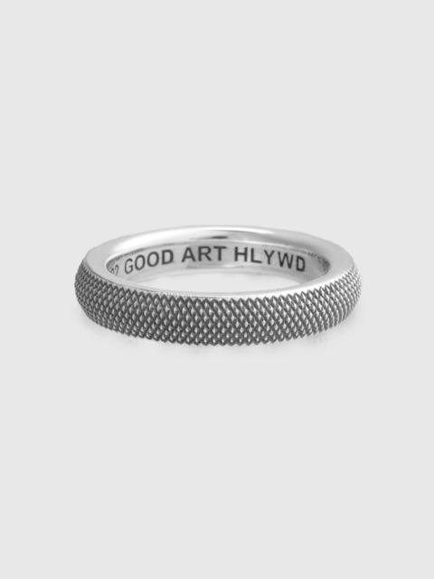 Goosebumps Spacer Ring in Sterling Sliver