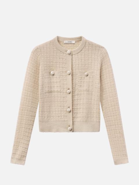 The Lurex Check Cardi