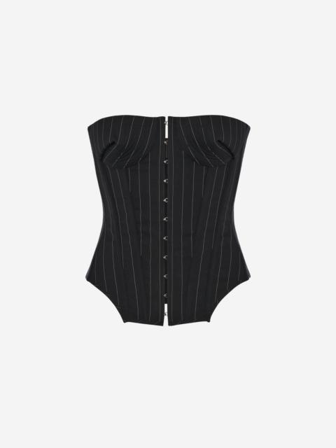 THE BI-MATERIAL SUIT CORSET